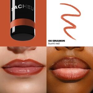 Sacheu 08 SINamon Peel-Off Lip Liner Stay-N- burnt red, vegan, transfer proof